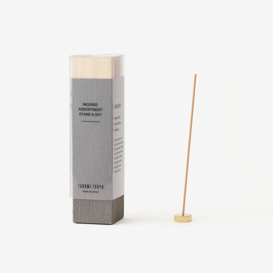 TAKUMI TOKYO Incense Assortment and a Brass Incense Stand