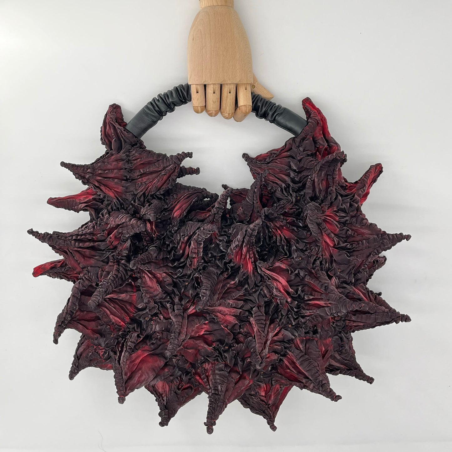 OBai-Shibori Crescent Bag