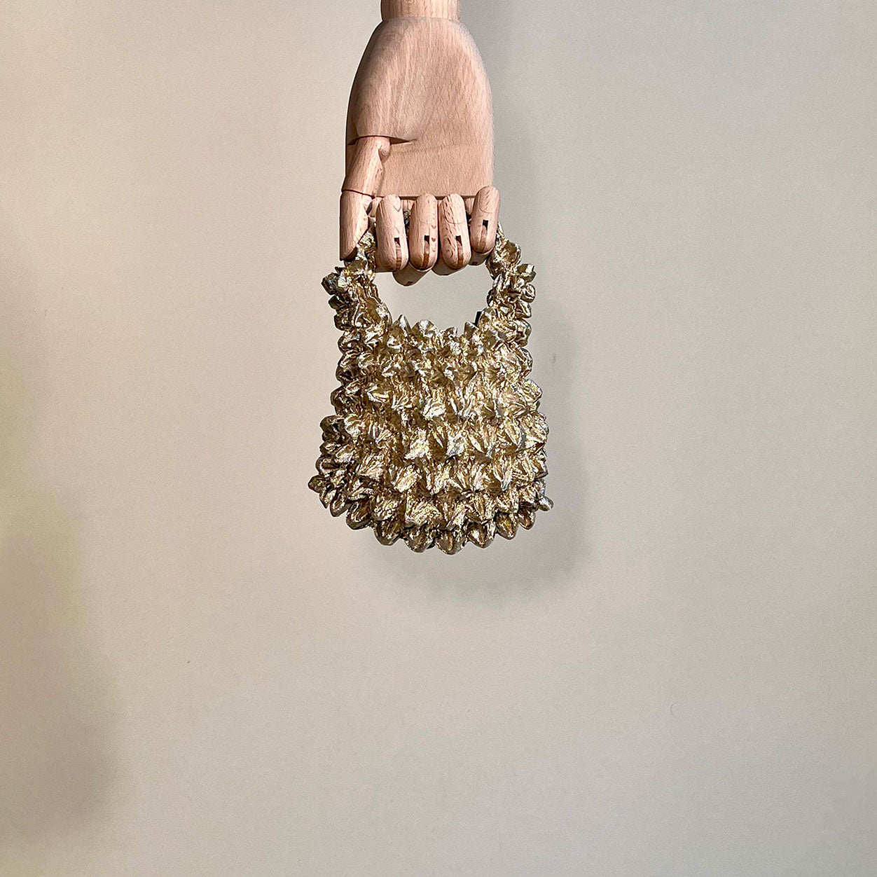 Puku-Puku Mini-Mini Bag - Metallic