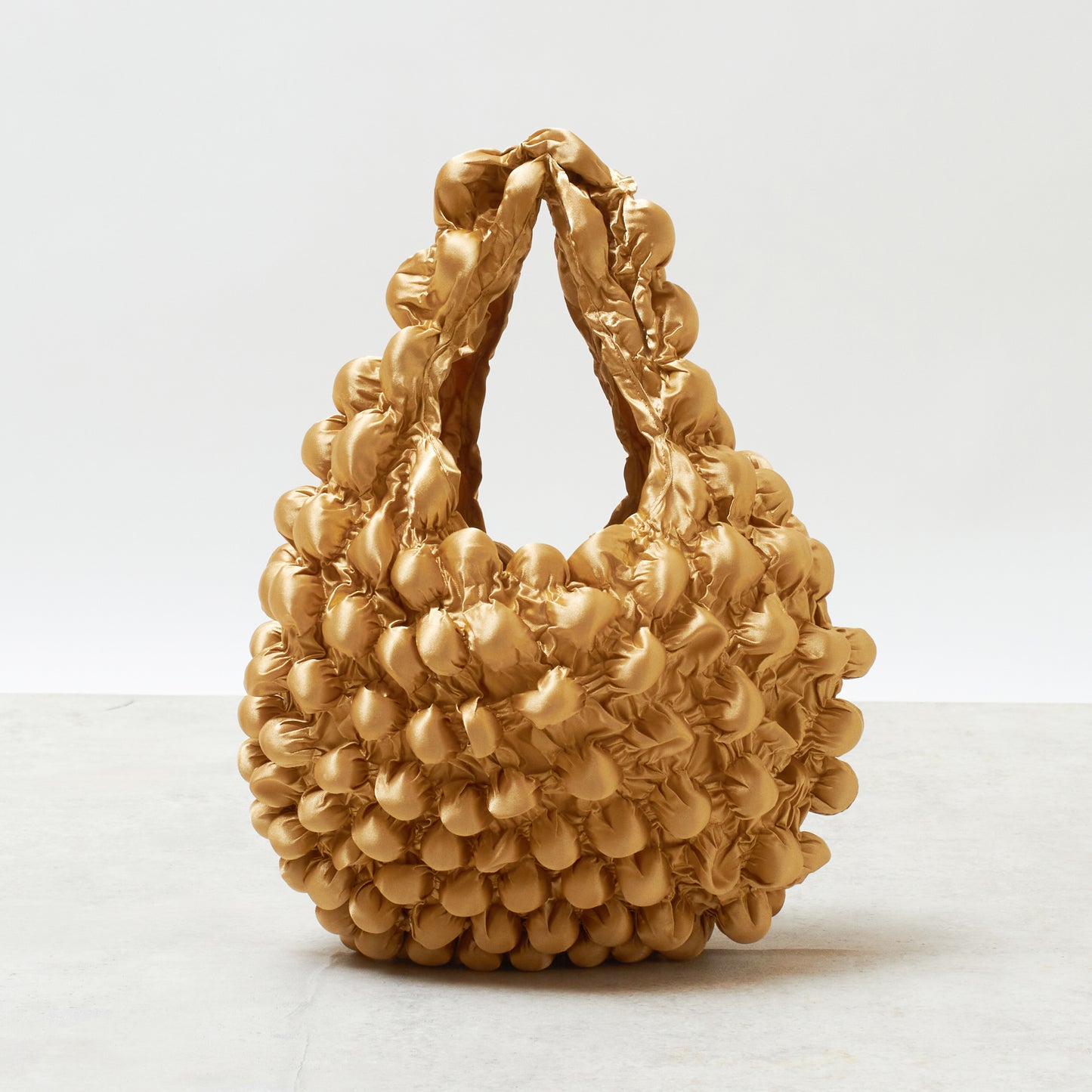 Small Pom-Pom Bag - Satin