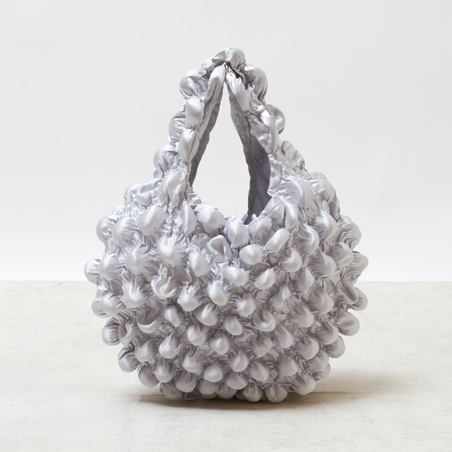 Small Pom-Pom Bag - Satin