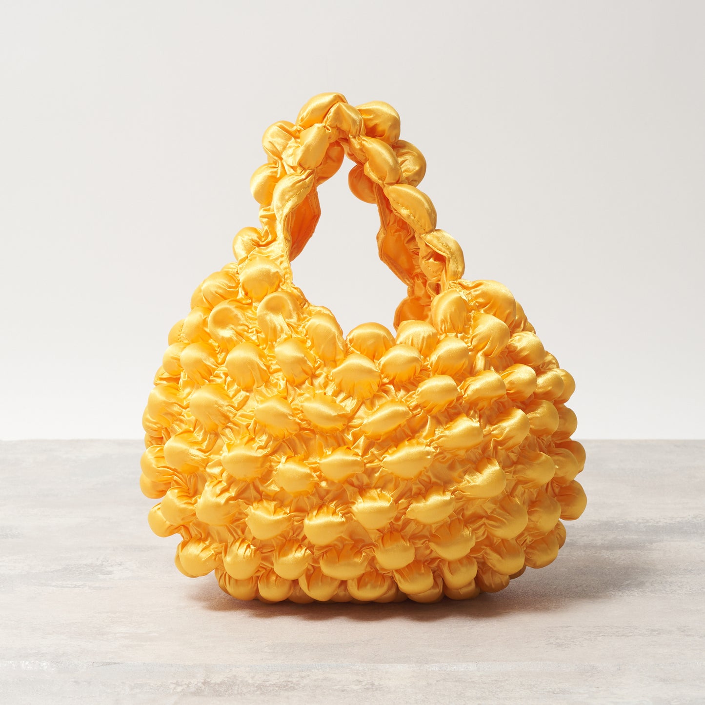 Small Pom-Pom Bag - Satin