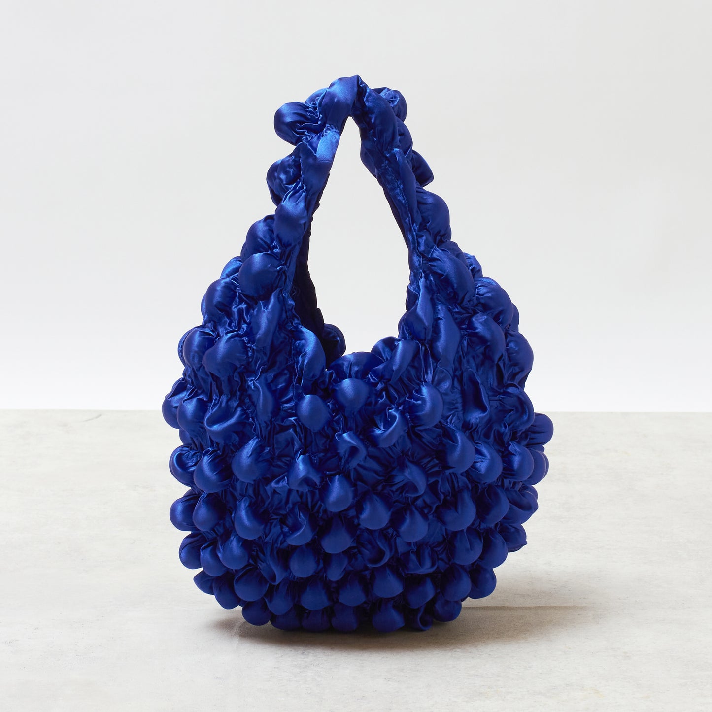 Small Pom-Pom Bag - Satin