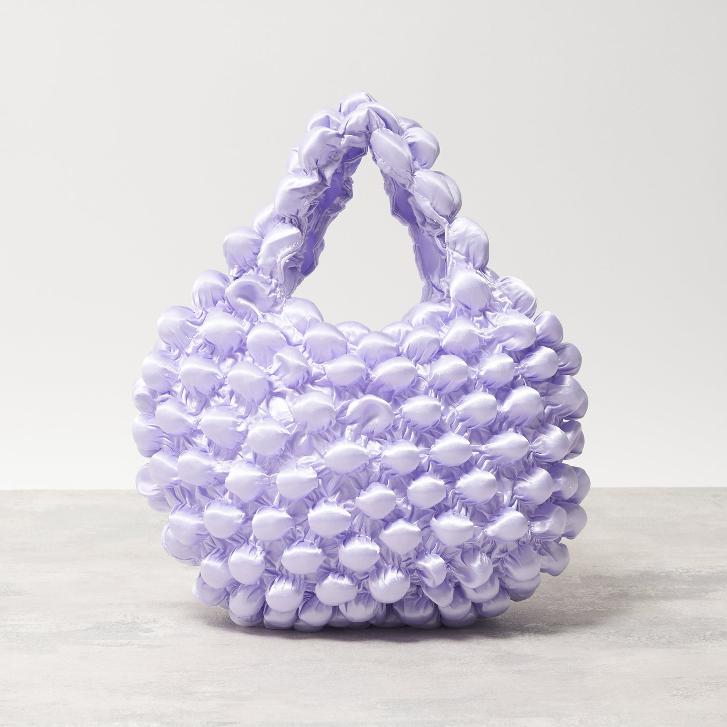 Small Pom-Pom Bag - Satin
