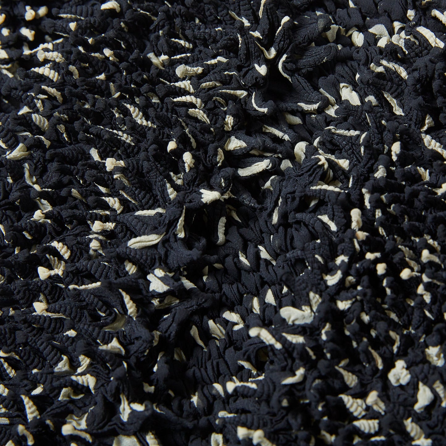 Spiky Shibori Sleeveless Top -  Chiffon, Dot Patterns