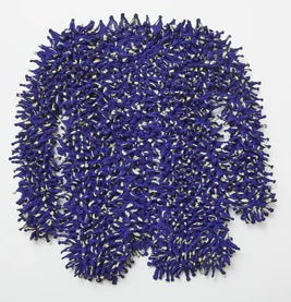 Spiky Shibori Cardigan - Chiffon/Dot Pattern