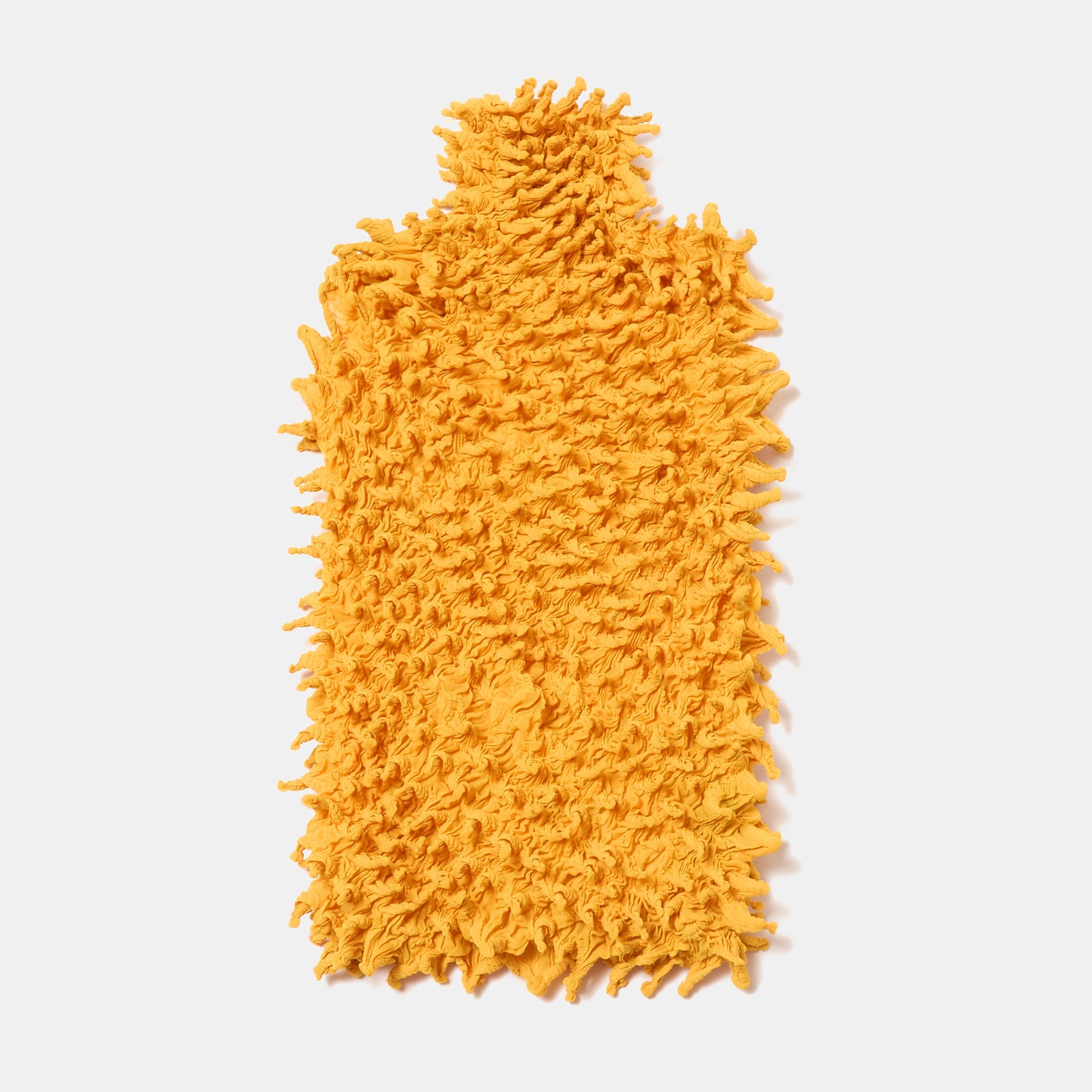 Spiky Shibori Sleeveless Turtleneck Top - Chiffon, Solid Color