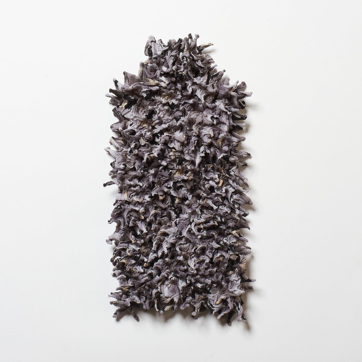 Spiky Shibori Sleeveless Turtleneck Top - Chiffon, Random Dye