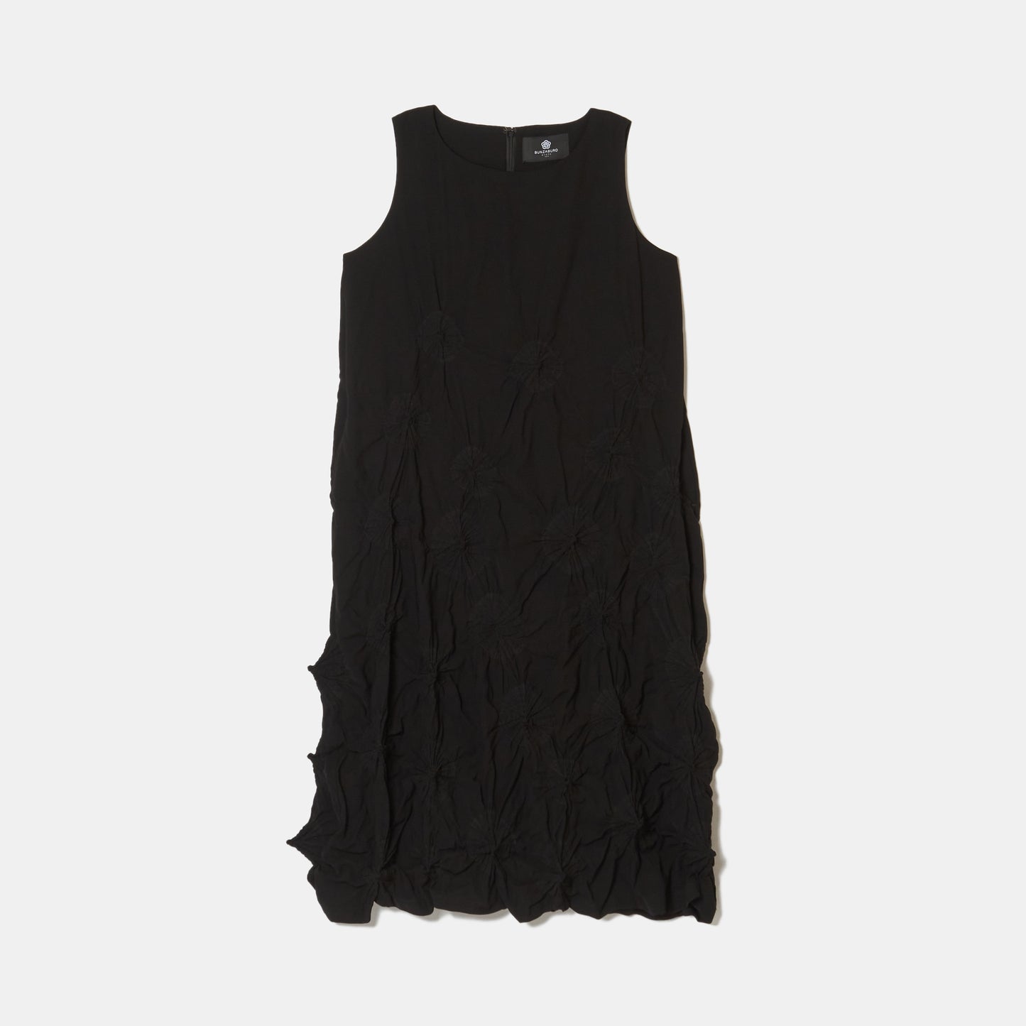 Rolled-Up Shibori Sleeveless Dress - Amundsen