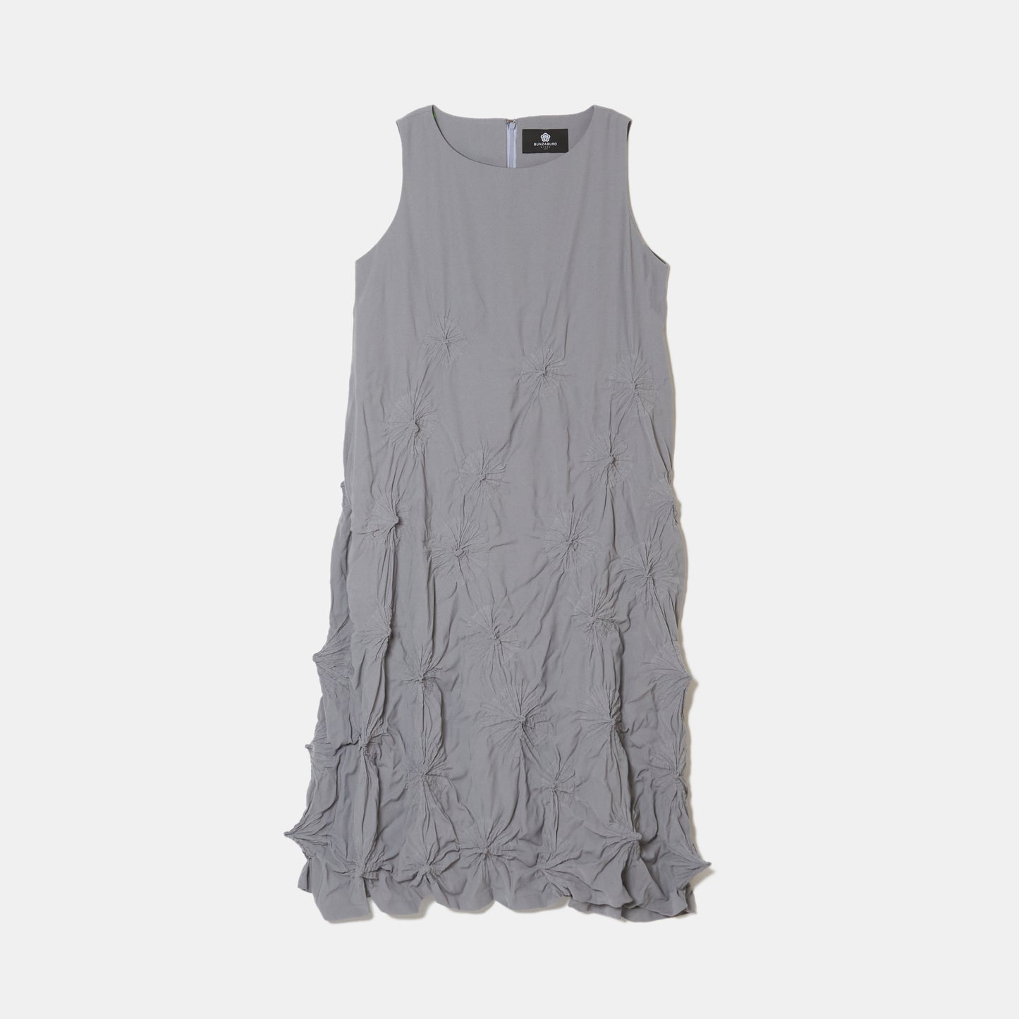 Rolled-Up Shibori Sleeveless Dress - Amundsen