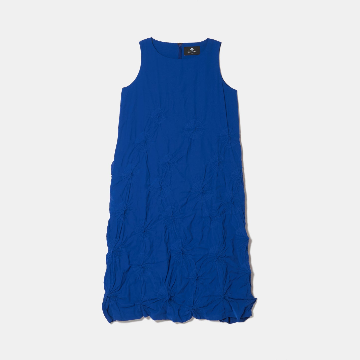 Rolled-Up Shibori Sleeveless Dress - Amundsen