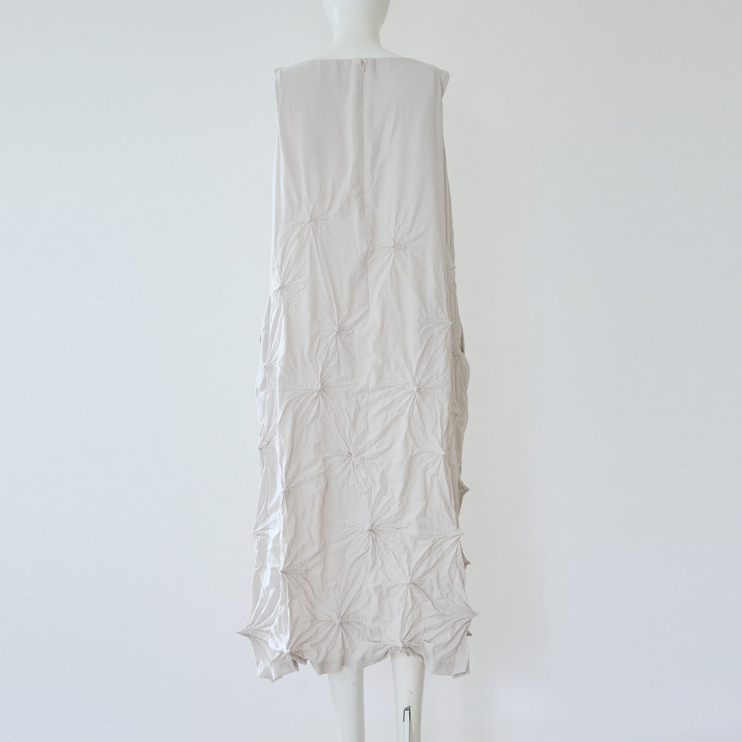 Rolled-Up Shibori Sleeveless Dress - Amundsen