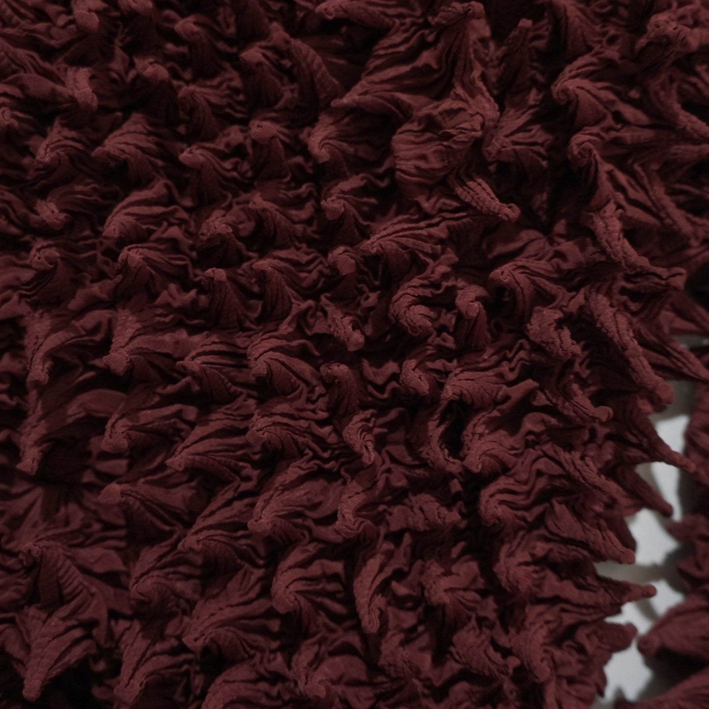 Spiky Shibori Long Sleeve Turtleneck Top - Crepe De Chine