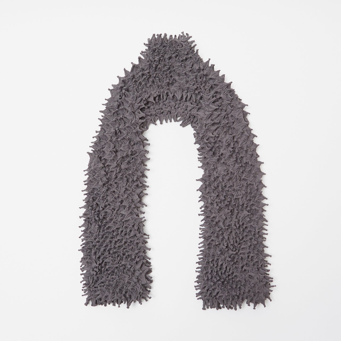 Spiky Shibori Super Crop Top with Bell Sleeves - Chiffon