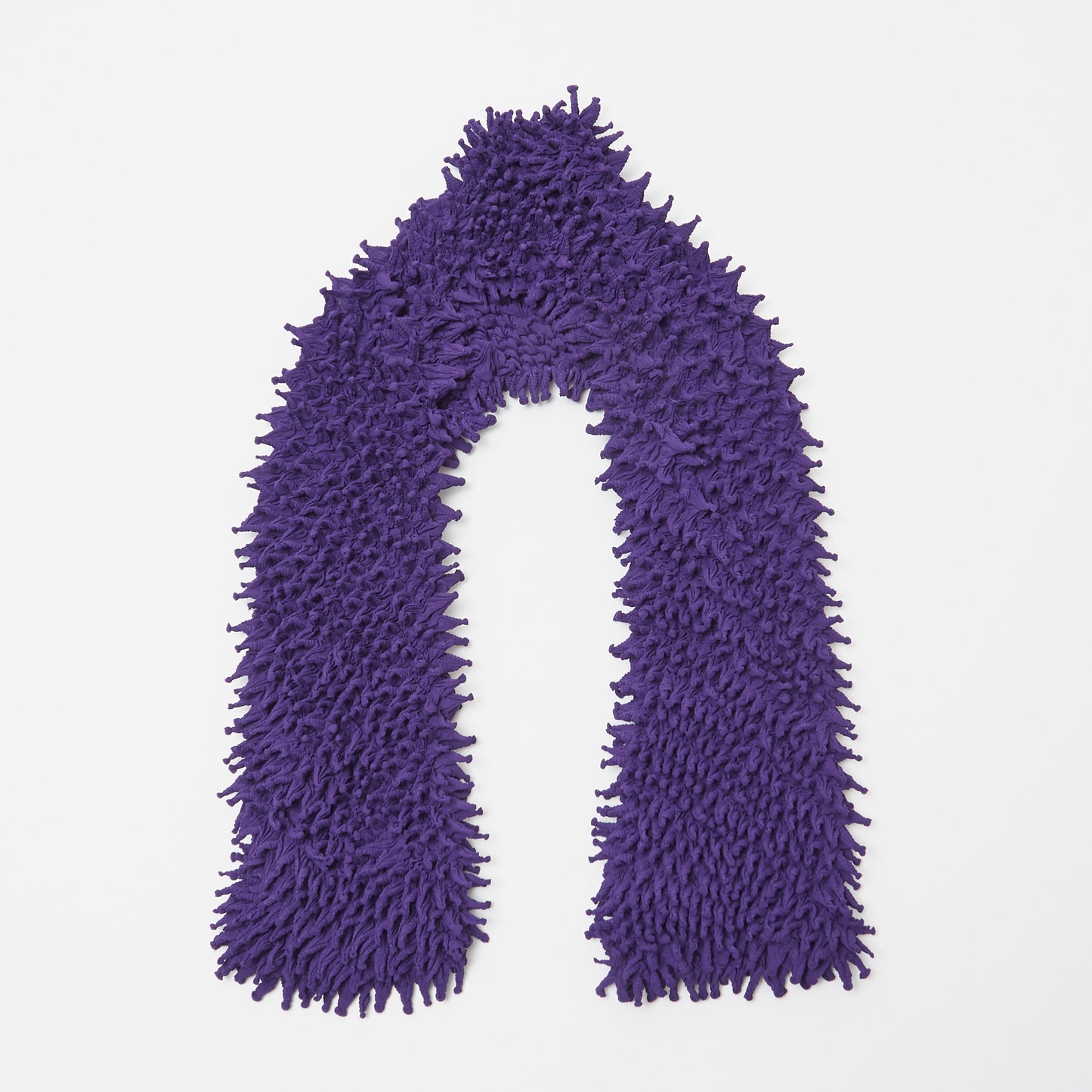 Spiky Shibori Super Crop Top with Bell Sleeves - Chiffon