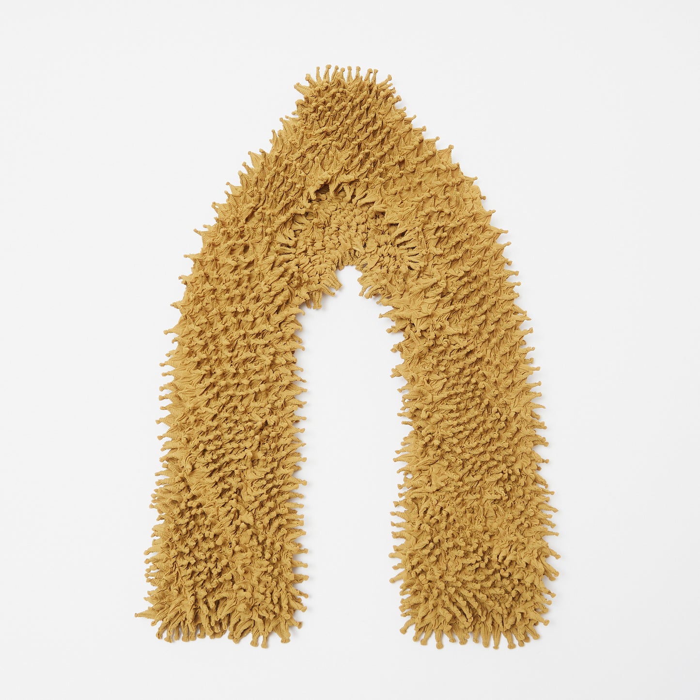 Spiky Shibori Super Crop Top with Bell Sleeves - Chiffon