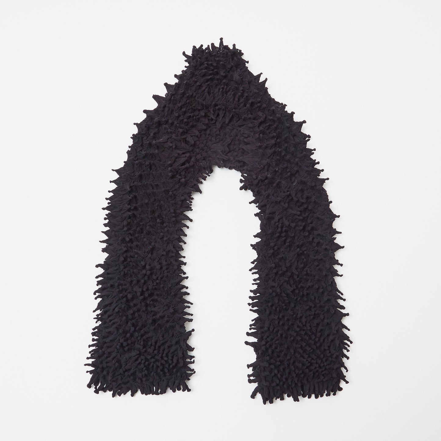 Spiky Shibori Super Crop Top with Bell Sleeves - Chiffon