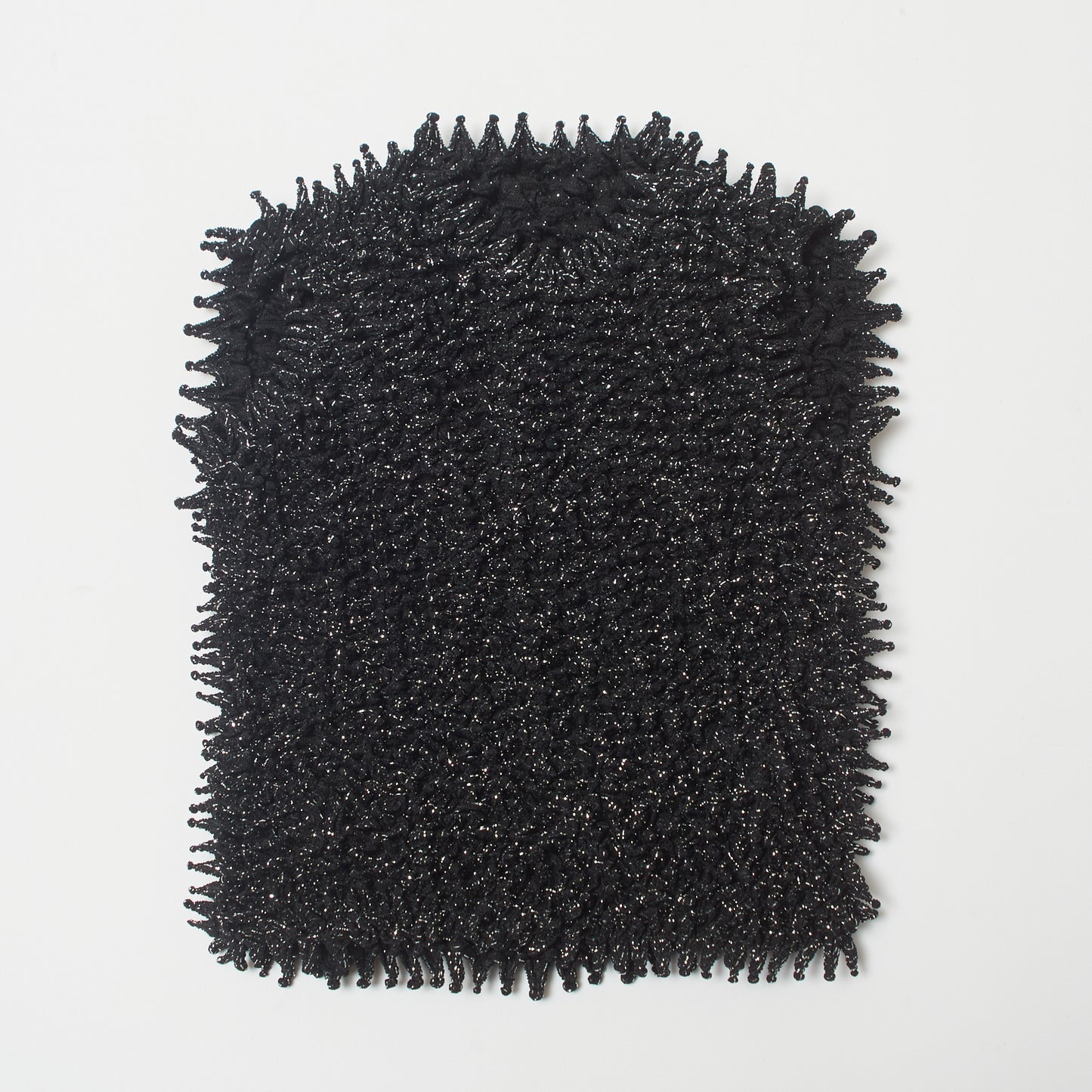 Spiky Shibori Sleeveless Top - Lamé Lace