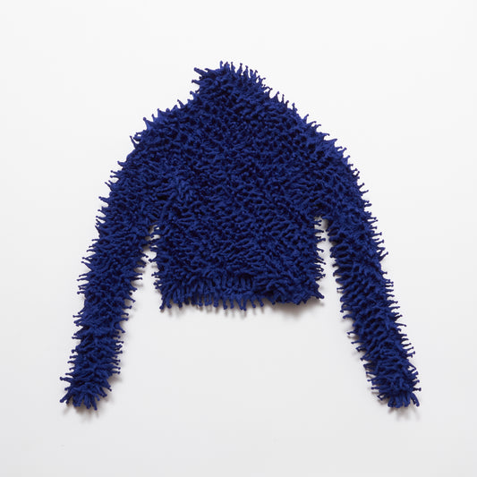 Spiky Shibori Long Sleeve Turtleneck Top - Tricot