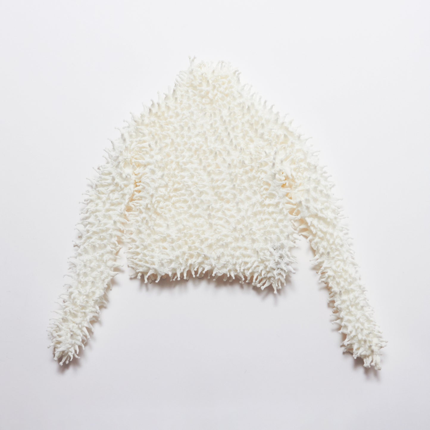 Spiky Shibori Long Sleeve Turtleneck Top - Tricot