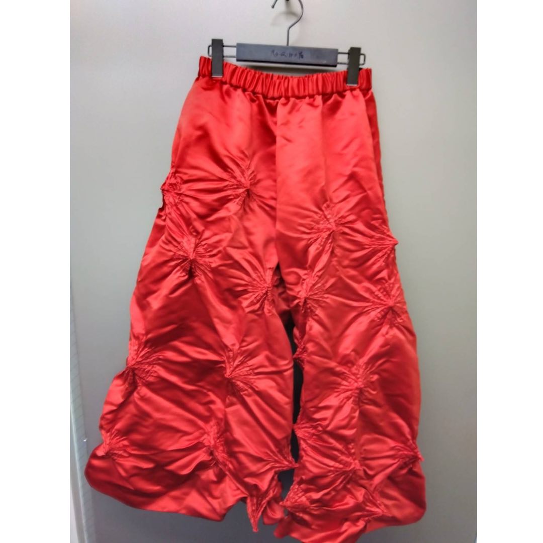 Rolled-up Shibori Pants - Satin