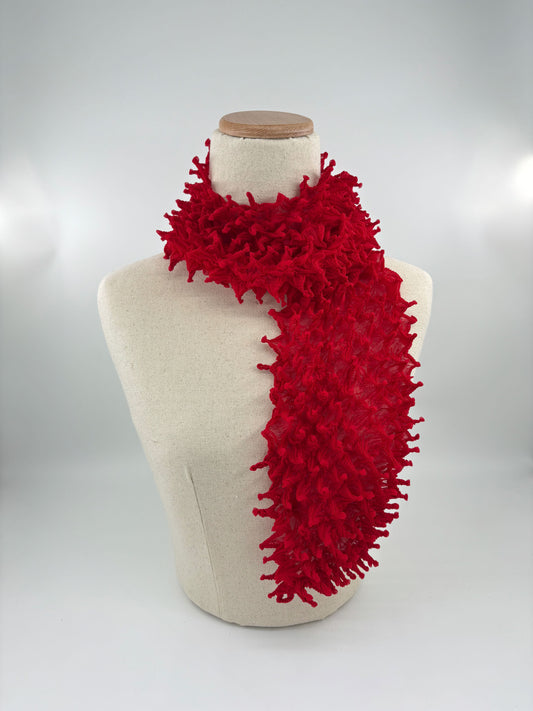 Spiky Shibori Narrow Width Scarf