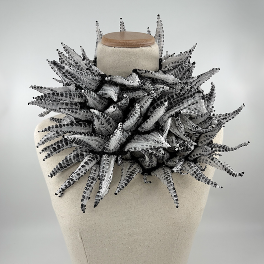 OBai Shibori Silk Scarf - Large