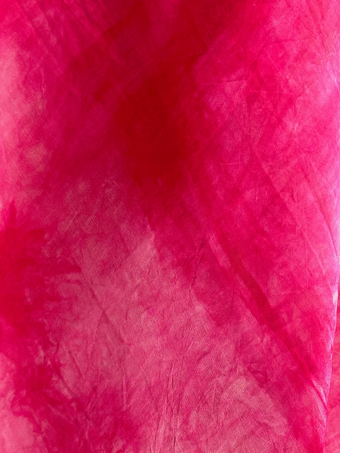 Silk Organdy Stole - Twist-dyed #10