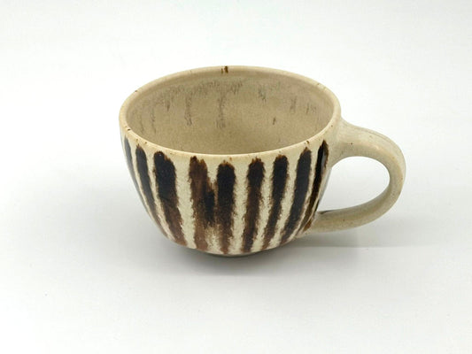 Suga Pottery Latte Mug - Brush Play