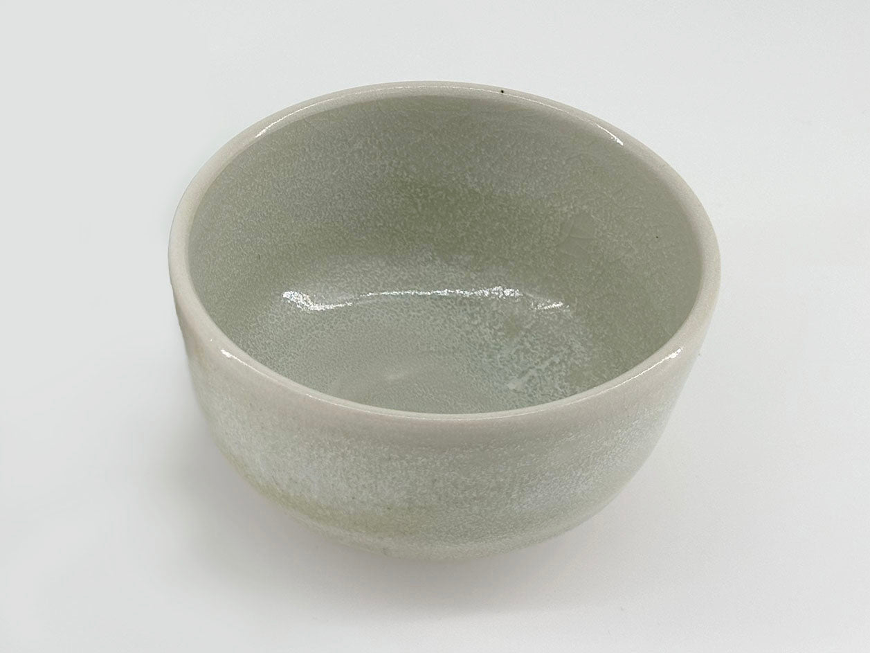 Suga Pottery Matcha Bowl - Celadon Green