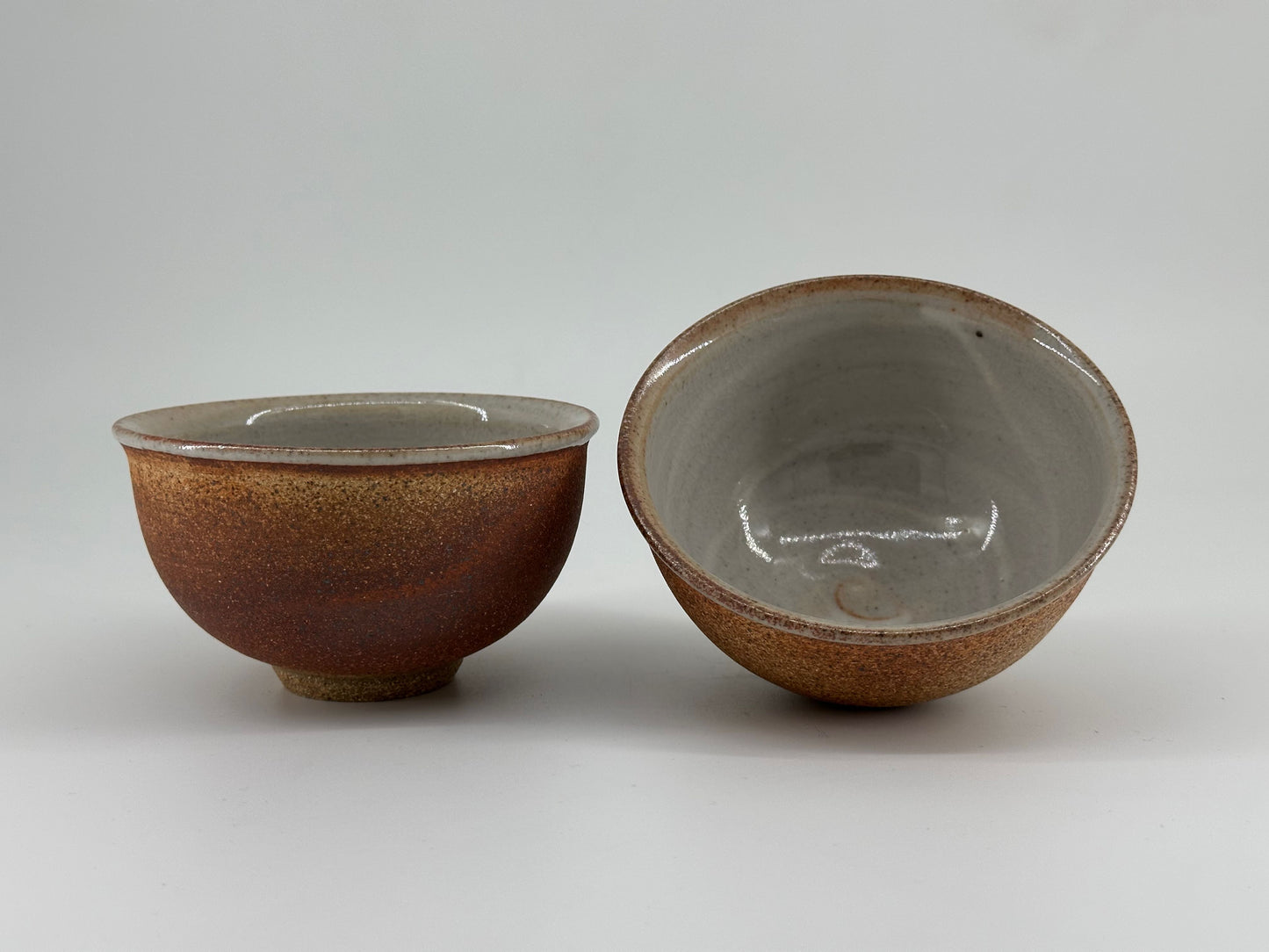 Suga Pottery Tea Bowl - Red Moon