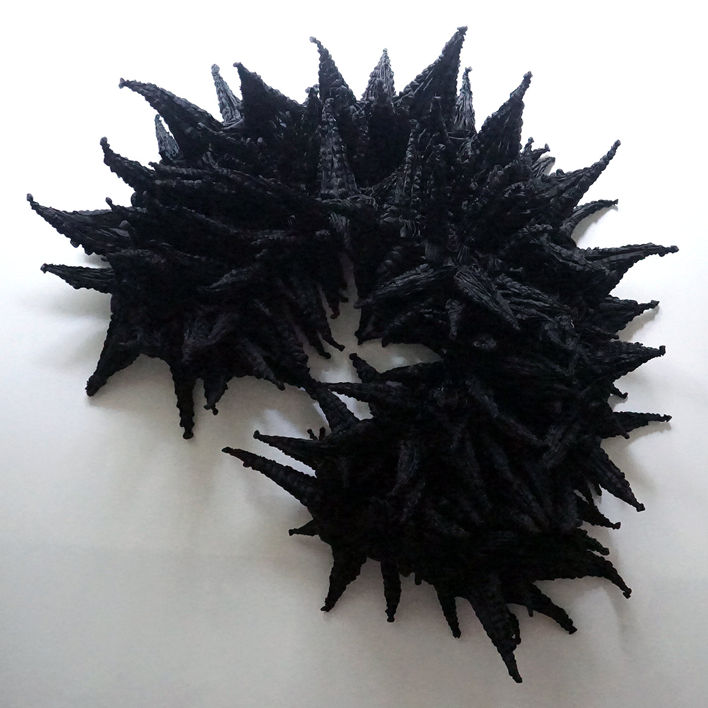 Random Spiky Shibori Shawl