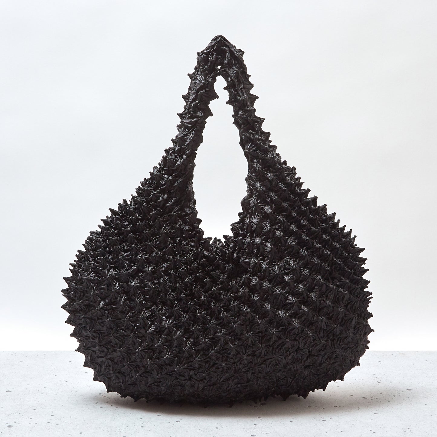 Spiky Shibori Big Fluffy Tote Bag