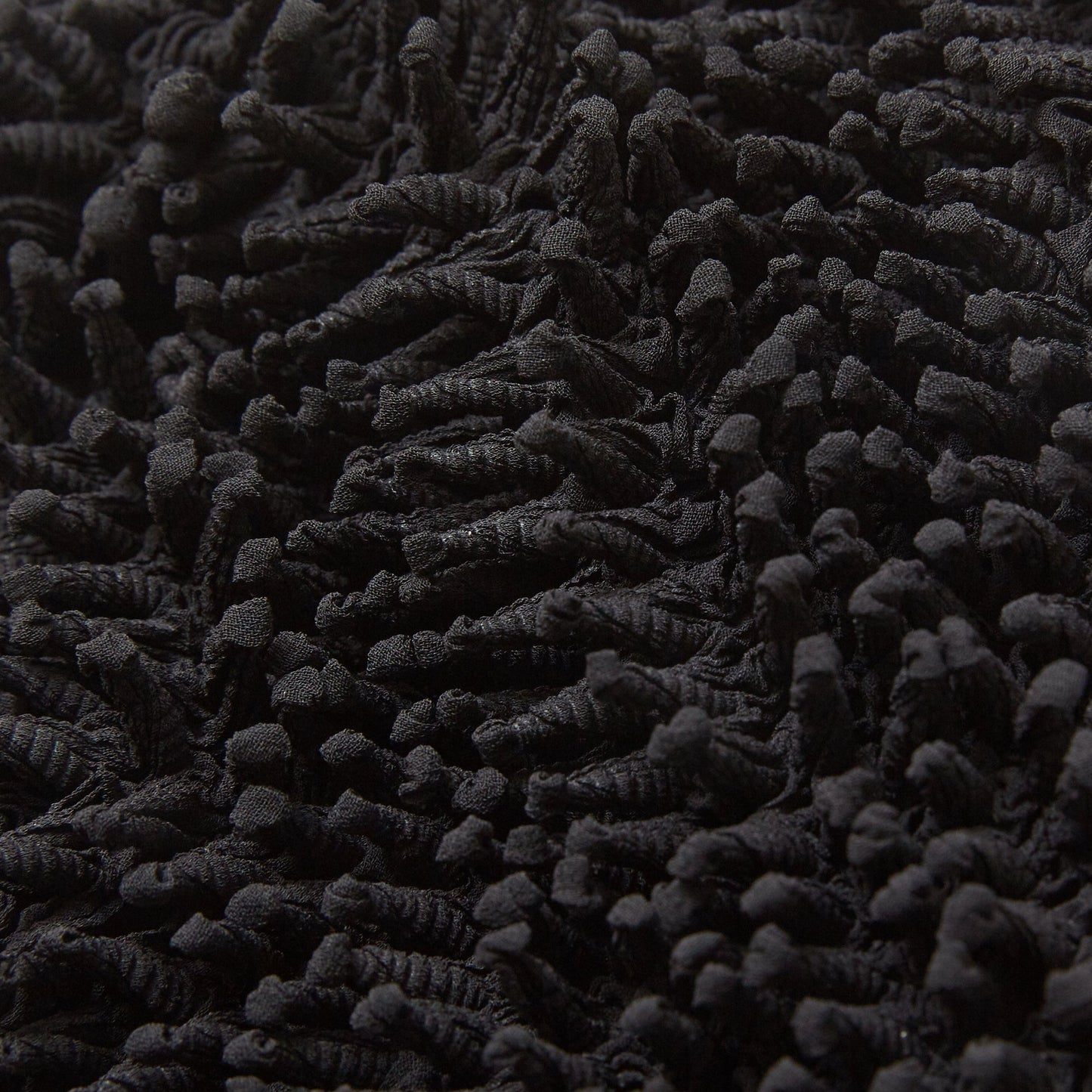 Spiky Shibori Long Sleeve Turtleneck Top - Chiffon