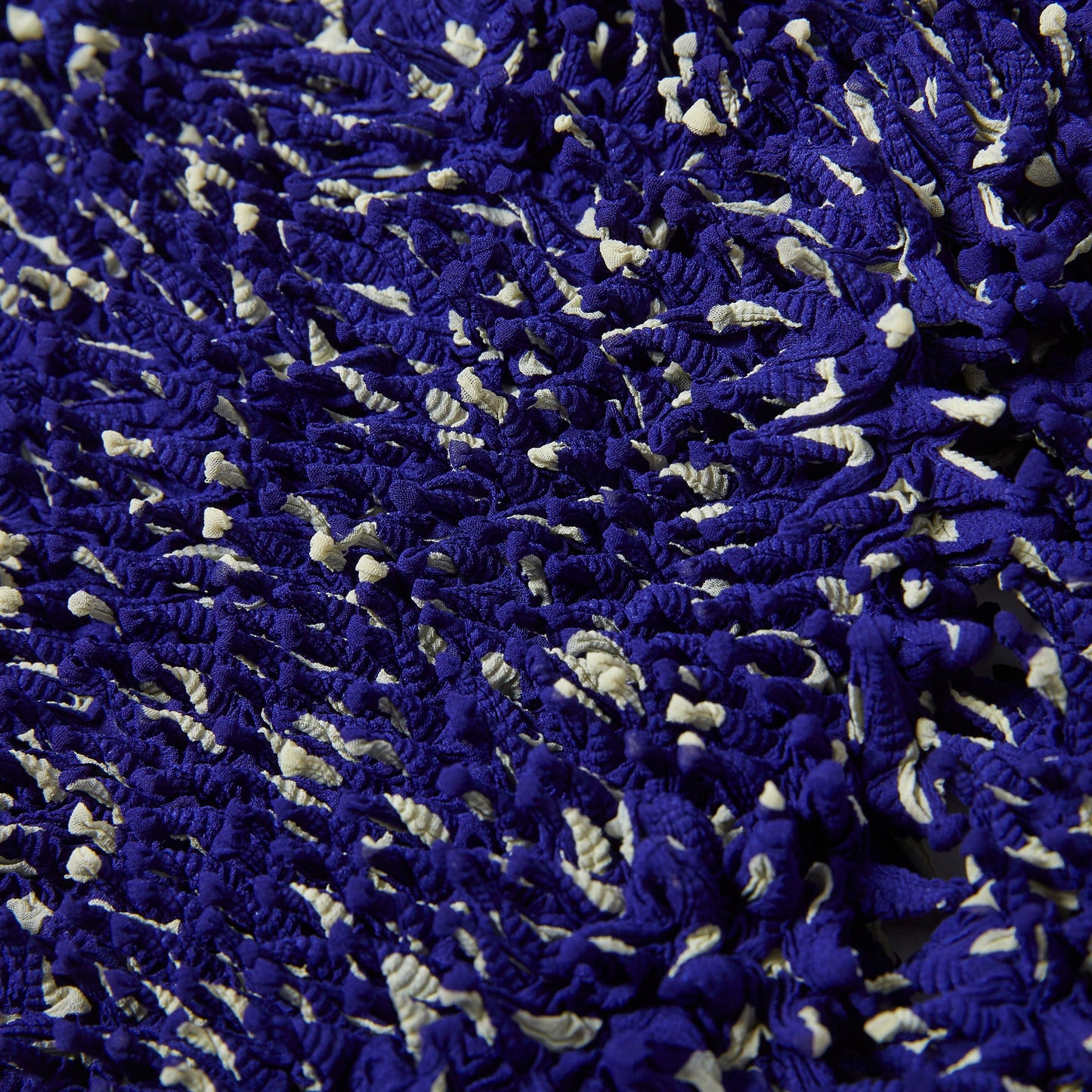 Spiky Shibori Cardigan - Chiffon/Dot Pattern