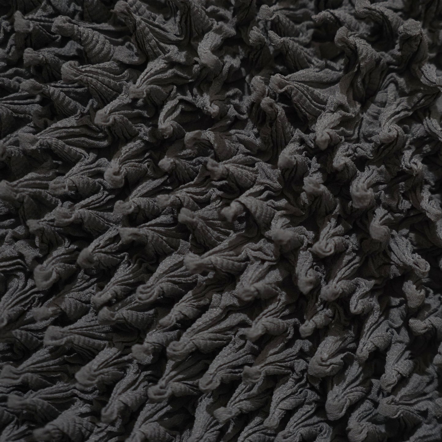 Spiky Shibori Long Sleeve Turtleneck Top - Chiffon