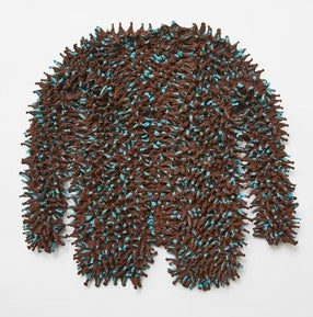 Spiky Shibori Cardigan - Chiffon/Dot Pattern