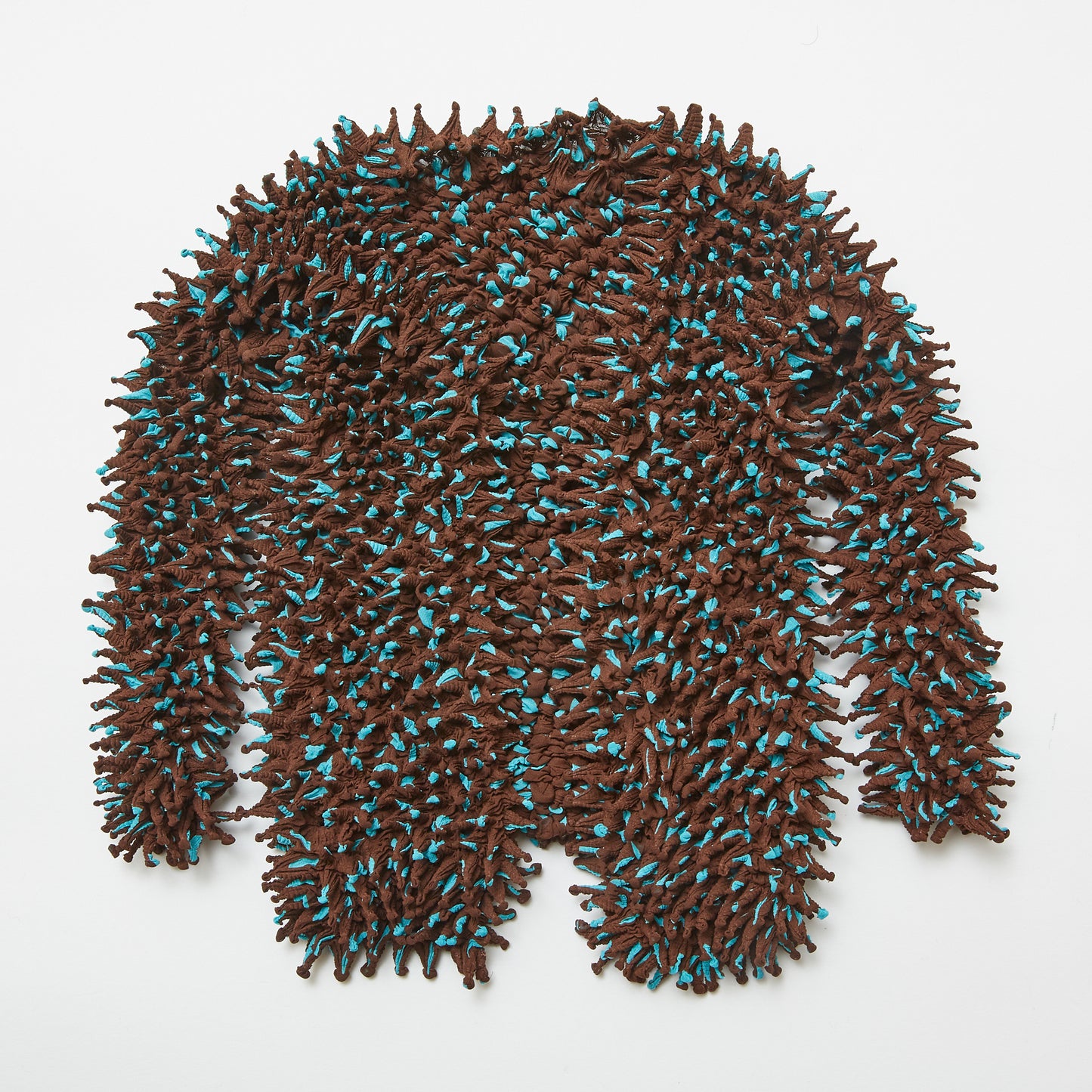 Spiky Shibori Cardigan - Chiffon/Dot Pattern