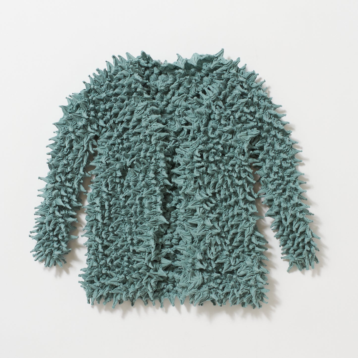 Spiky Shibori Cardigan - Crepe De Chine