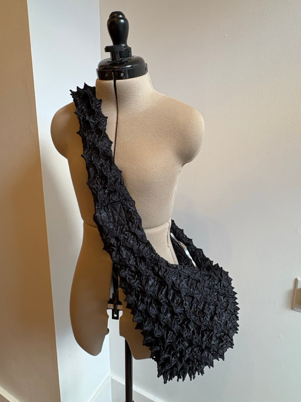 Spiky Shibori Medium Crossbody Bag