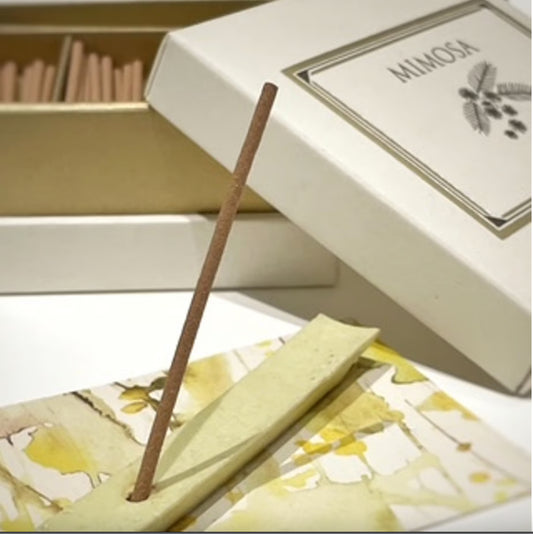 TOKYO KODO "First Collection" MIMOSA Incense and Holder Set 