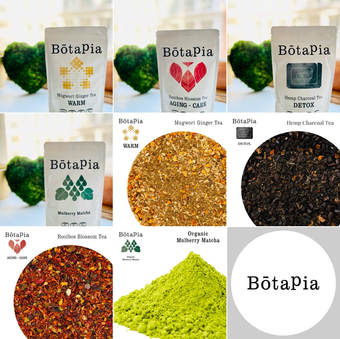 Botapia "DETOX" Hemp Charcoal Tea