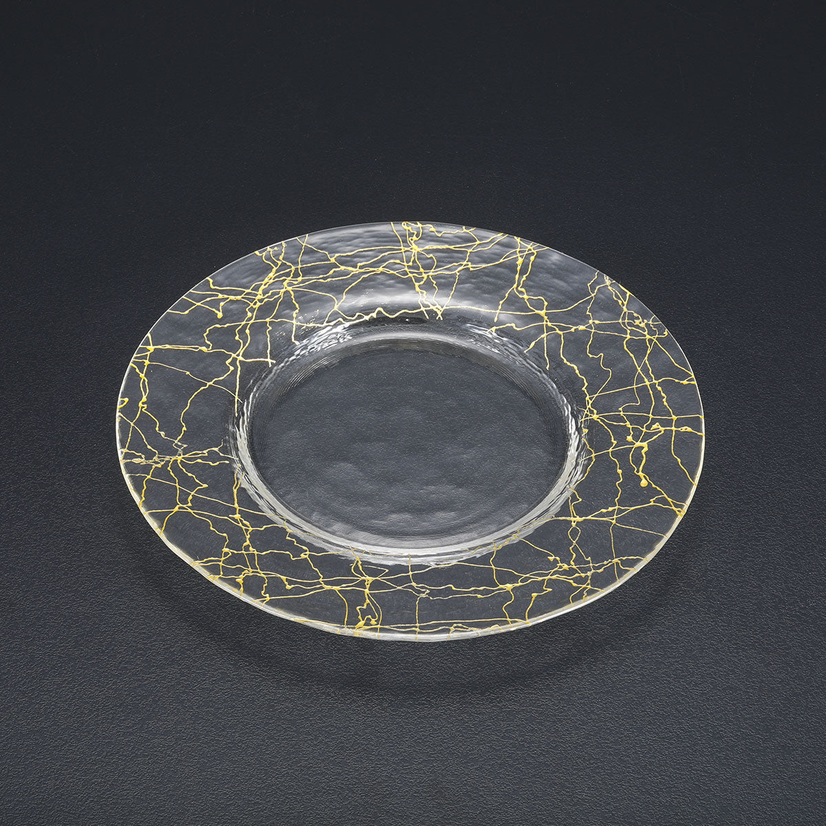 HAKUICHI Gold Thread Glass Plate (S)