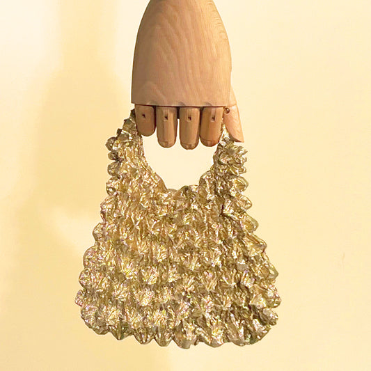 Puku-Puku Mini-Mini Bag - Metallic